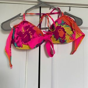 Aerie bandeau top with straps